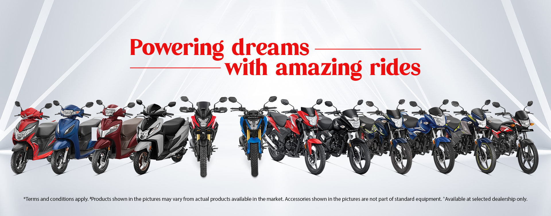 Honda Models Banner