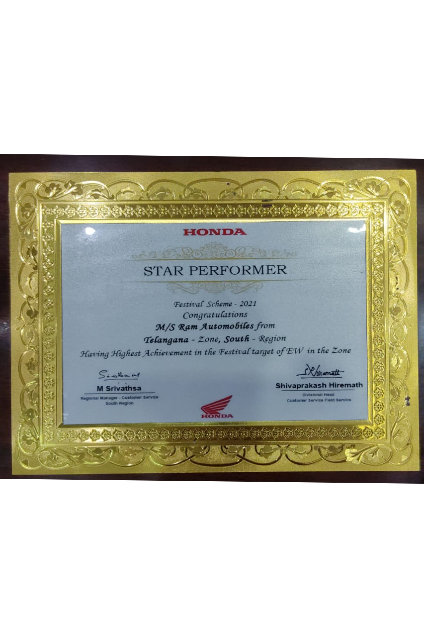 Highest Achievement in Festival Target of EW in South Zone 2021